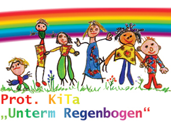 Logo desr Prot. Kindertagesstätte Unterm Regenbogen Annweiler - Link zur Startseite